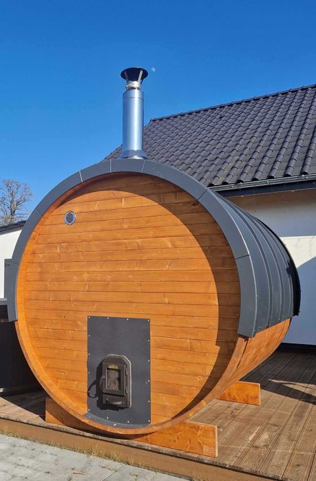 Sauna ogrodowa Beczka PREMIUM M1