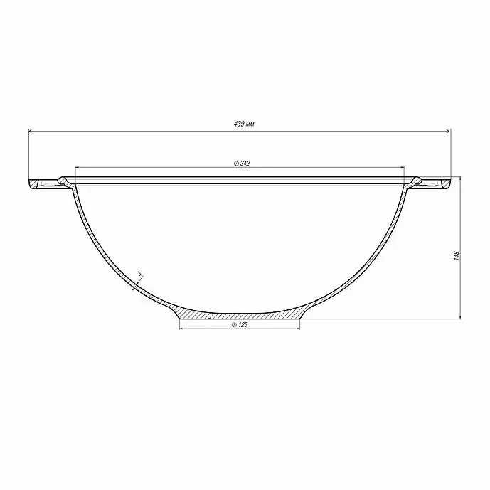 Казан чавунний узбецький об`ємом 8 л WOK із кришкою-сковородою гриль