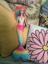 Kolorowa lalka syrenka Barbie