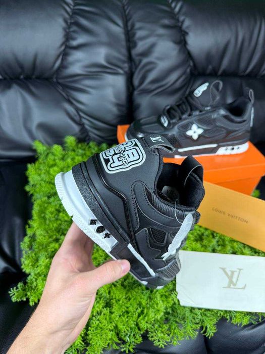 Кросівки Louis Vuitton Skate Sneaker луї вітон чорні луи дрилл