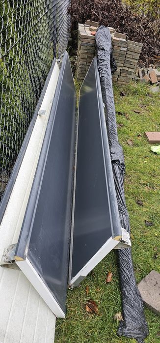 Brama segmentowa garażowa w kolorze antracyt swiatło wjazdu 2m x 2,9m