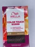 wella fresh-up-kit 3/0 dark brown 1196