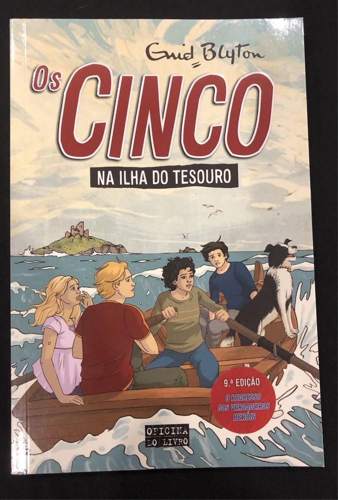 Livro - Os Cinco - Na ilha do Tesouro