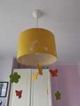 Lampa sufitowa z motylkami