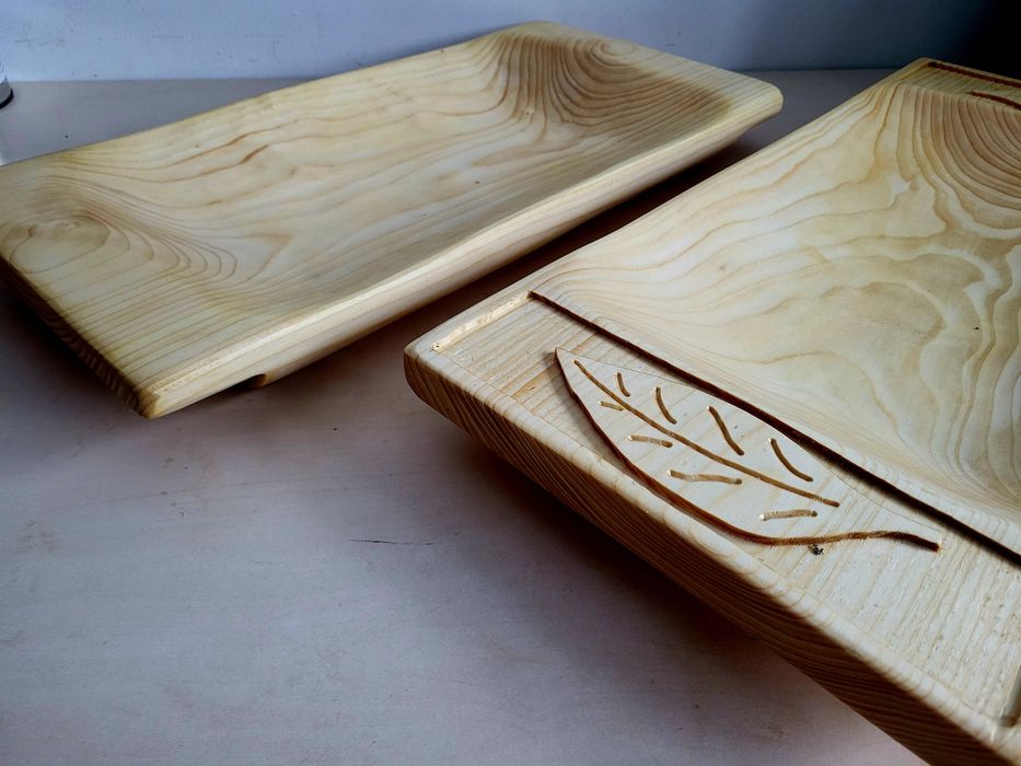 KORYTA do restauracji i gastronomii TACE rzeźbione z drewna 60cm