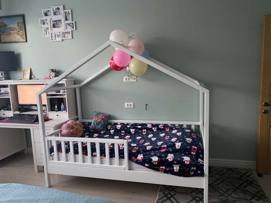 ліжко дитяче кровать монтессорі горище кроватка детская чердак