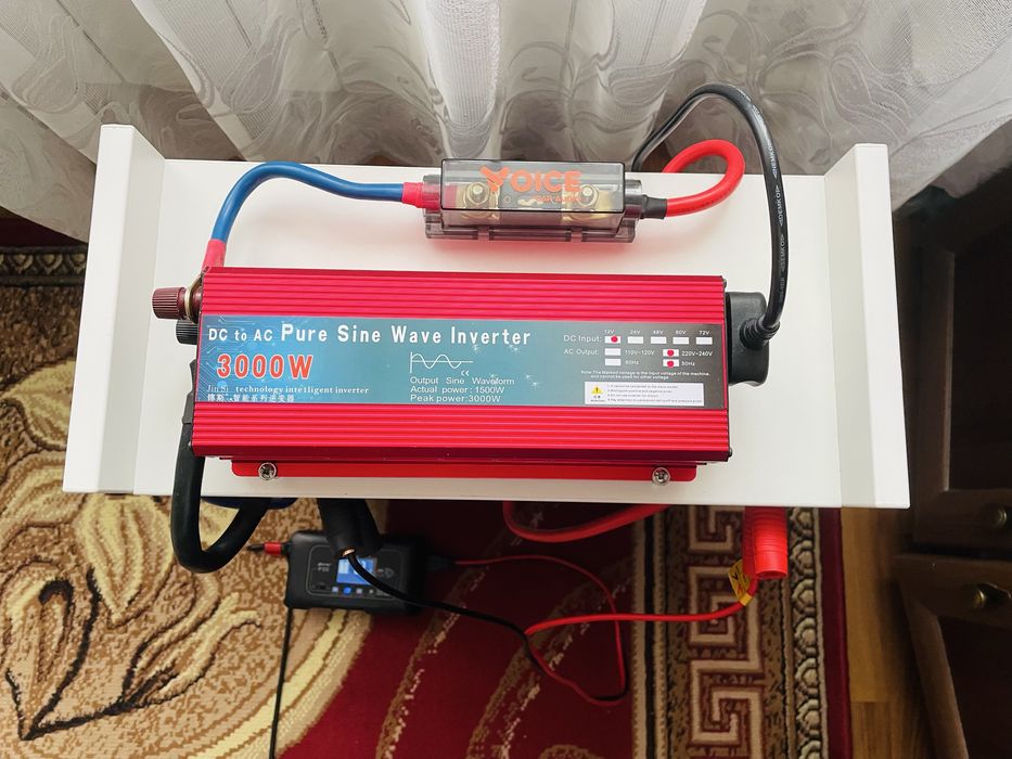 Комплект аккумуляторы + инвертор  (зарядная станция 2,6 кВт)