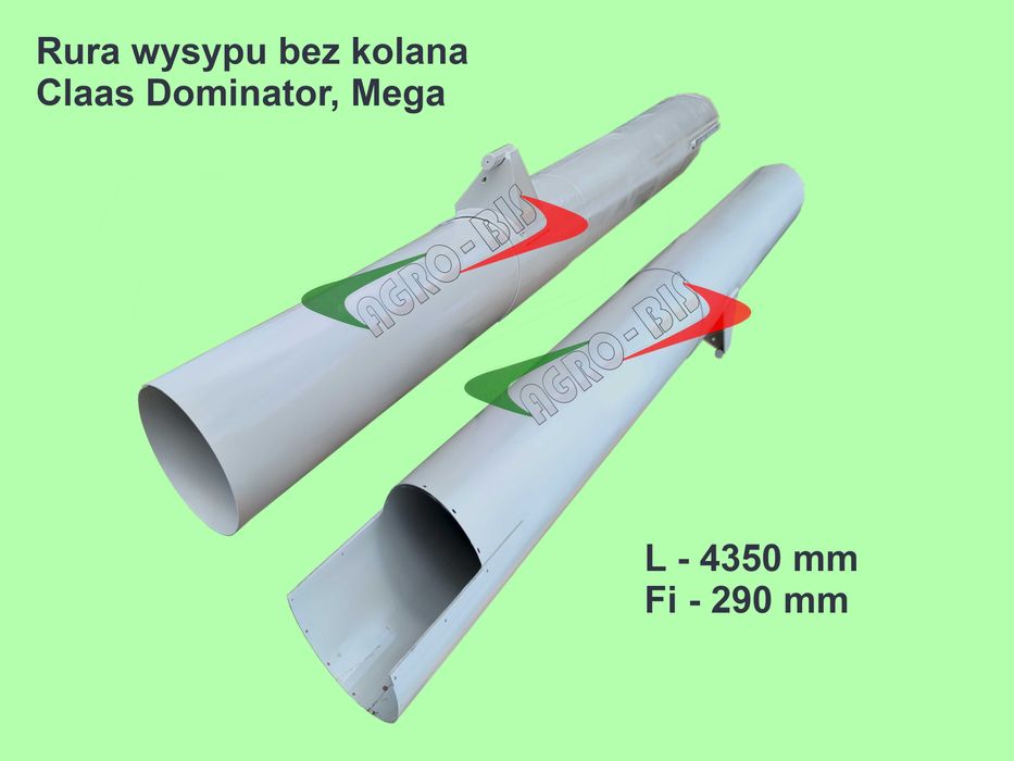 Rura wysypu bez kolana Claas Dominator, Mega