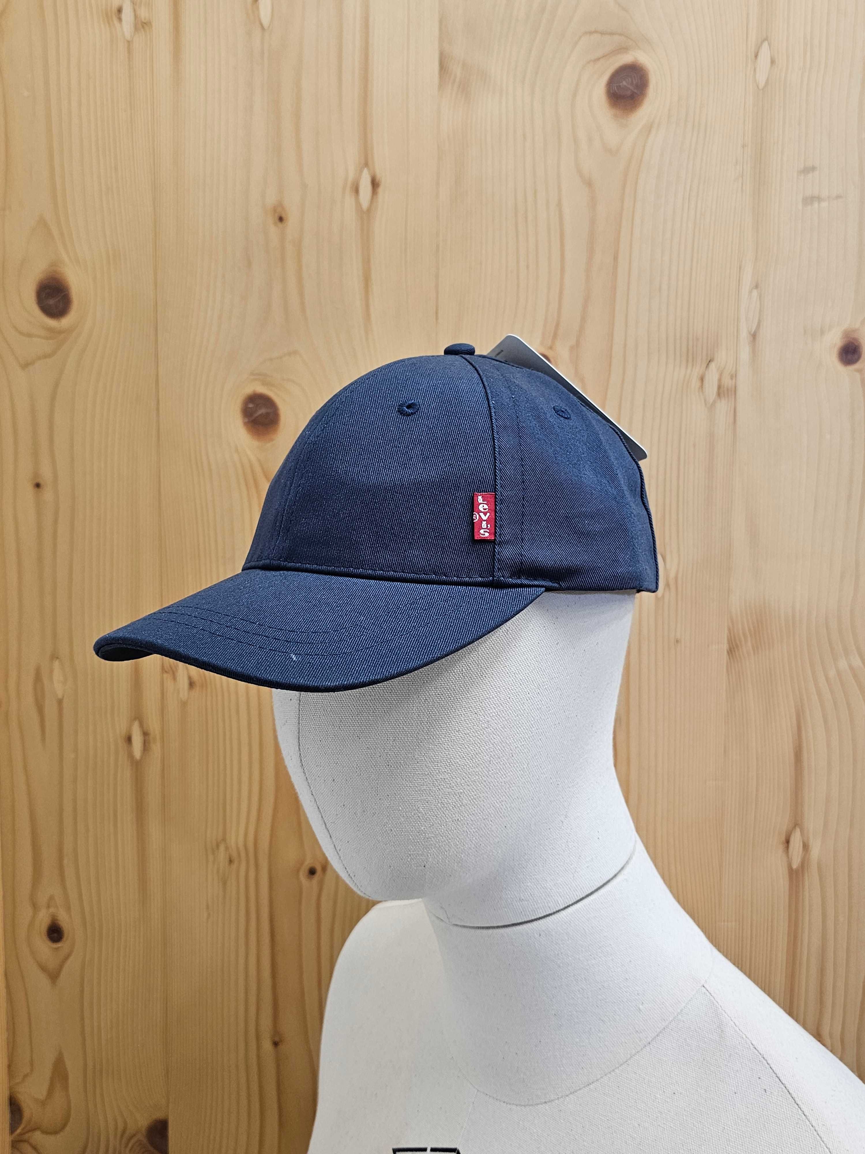 Czapka z daszkiem Levi's z małym logo kolor granatowy baseball cap