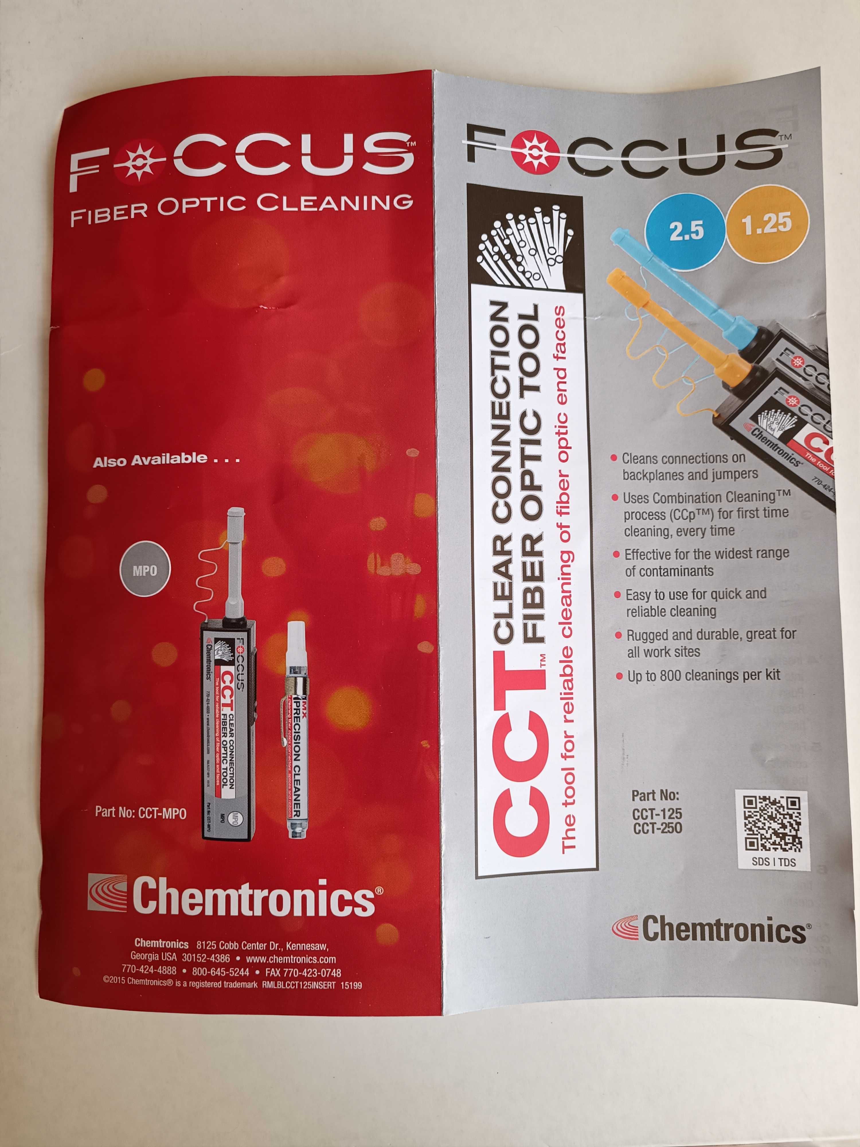 Czyścik do adapterów i złączy 2,5mm CCT-250