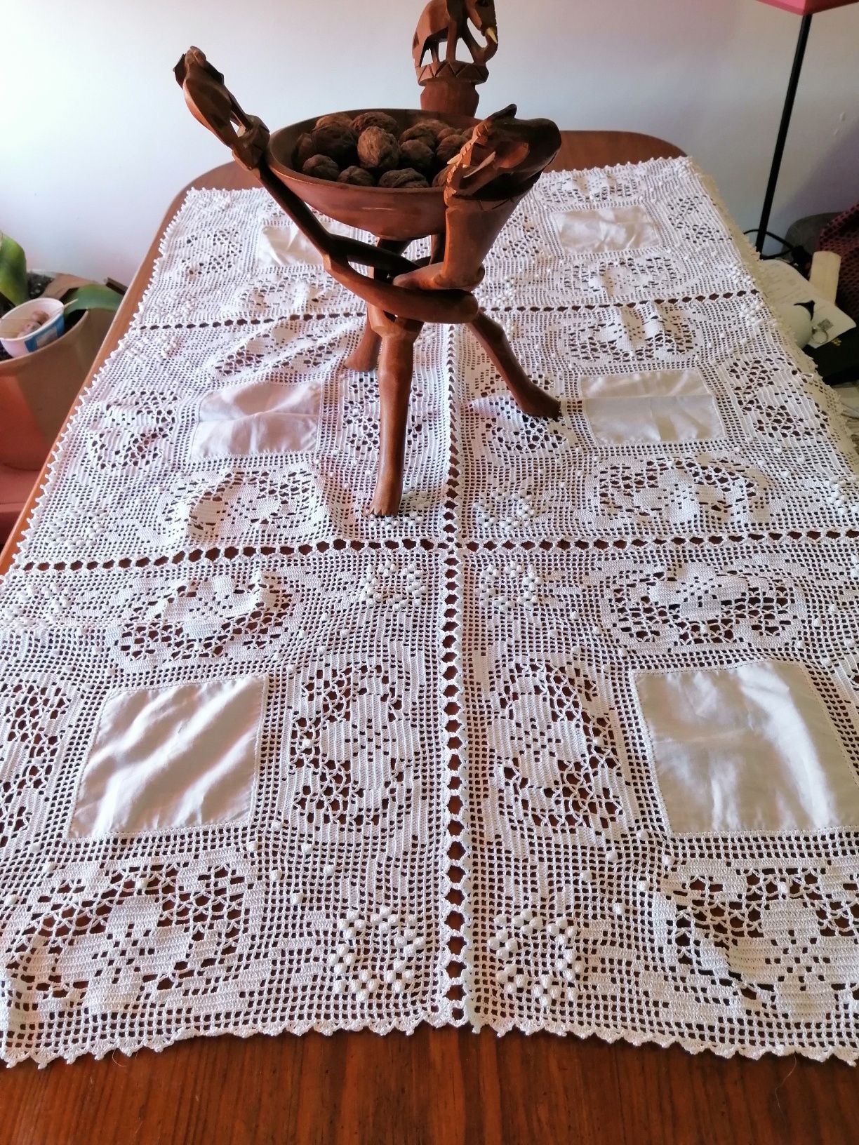 Toalha de chá em linho e linha 20