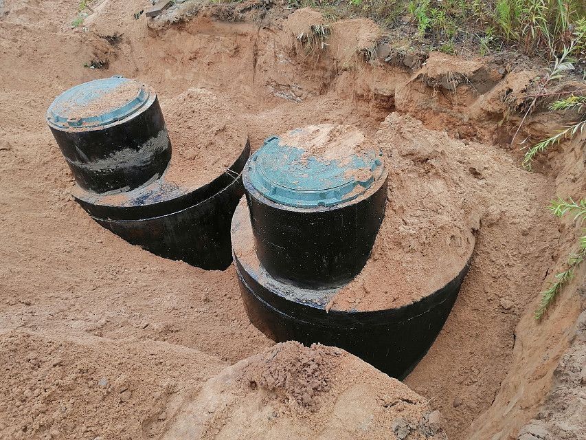 Каналізація септик вигрібна яма під ключ копка  Ø230-9/11/13/23м3