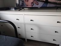 Komoda IKEA KOPPANG – 6 szuflad, kolor biały