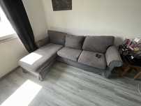 Sofa Ektorp 3 lugares com chaise Ikea