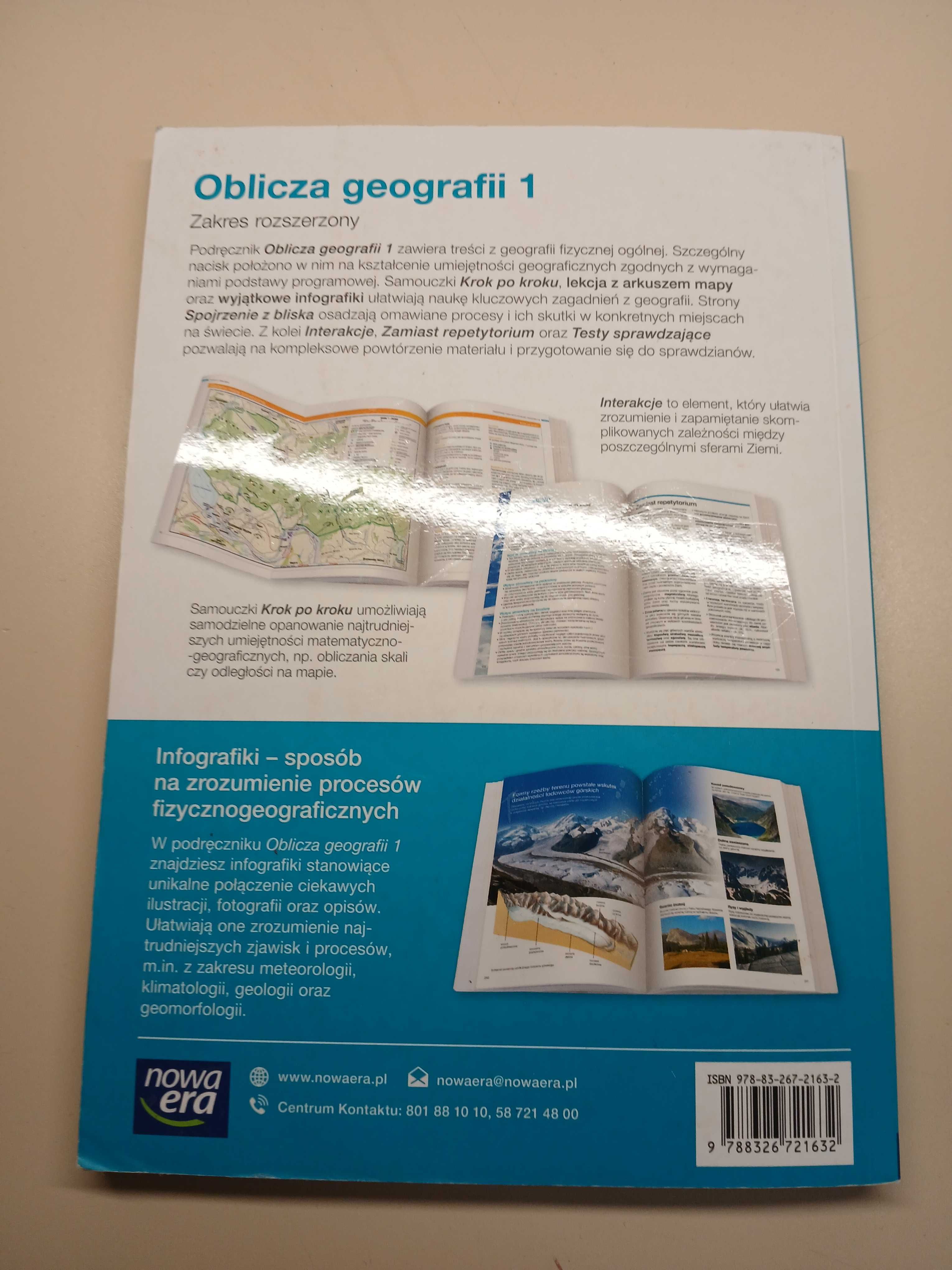 podręcznik, nowa era, oblicza geografii 1, zakres rozszerzony
