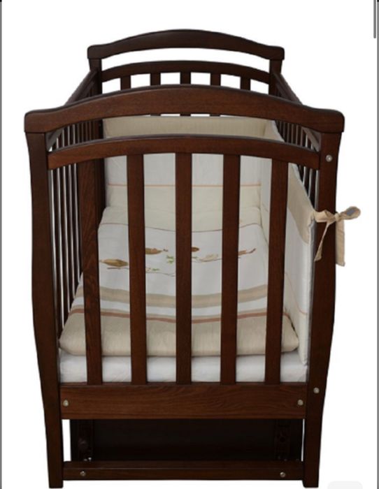 Дитяче ліжечко з натурального дерева ЛД 6 Верес