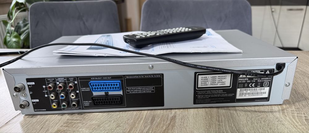 PHILIPS DVP3350V #Magnetowid VHS DVD #Combo #6 HD #Hi-Fi Stereo #Pilot
