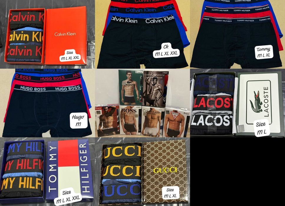 Zestaw ck komplet 3pak bokserki hugo boss meskie armani