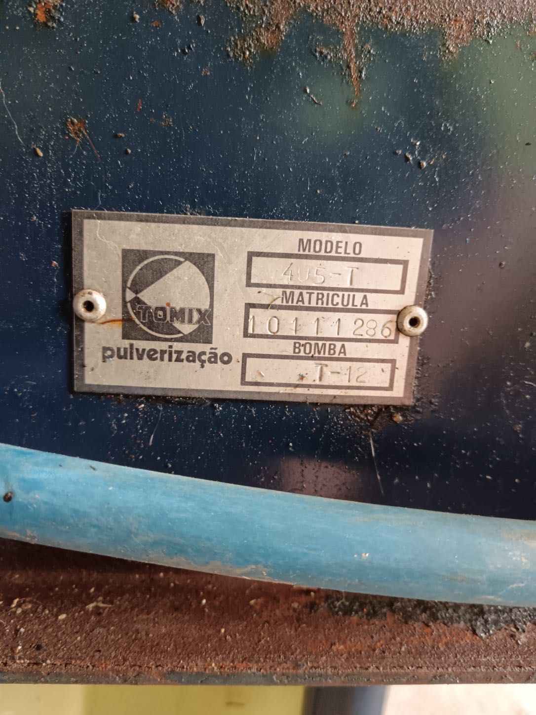 Máquina de sulfatar agrícola