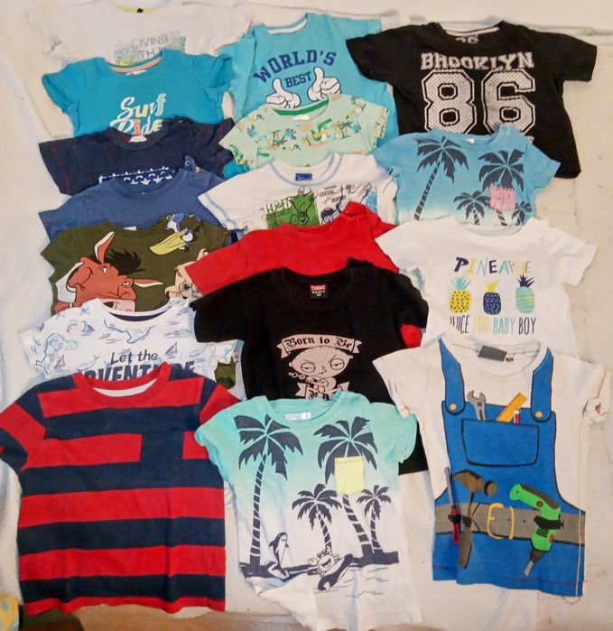 Duża paka 80-92 cm  78 sztuk  na 12-36M