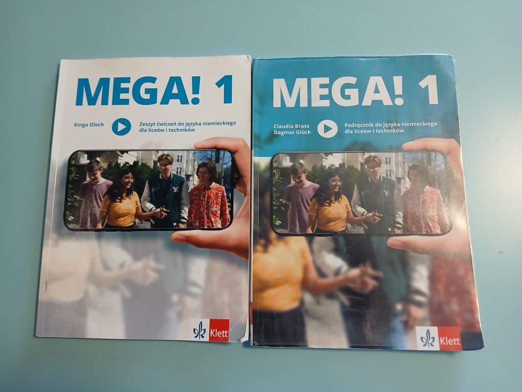 Podręcznik i ćwiczeniówka język niemiecki Mega 1