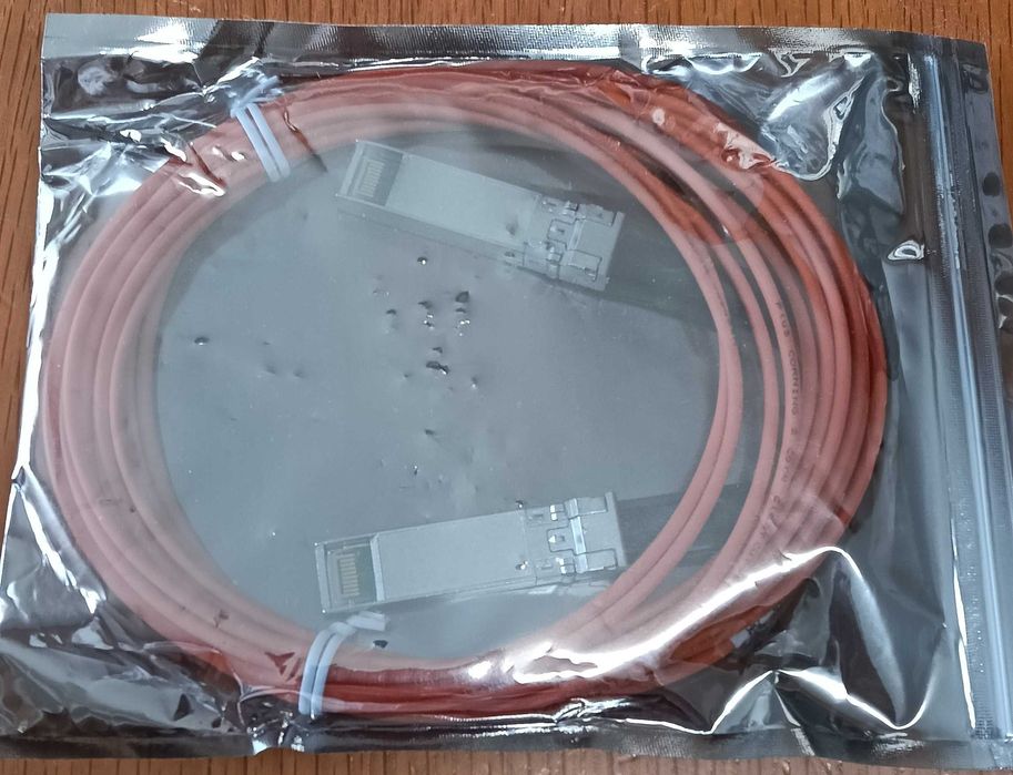 Cabo Óptico átivo SFP-AOC, 5m para switch. 10G, classe 1 laser.64409363567363121