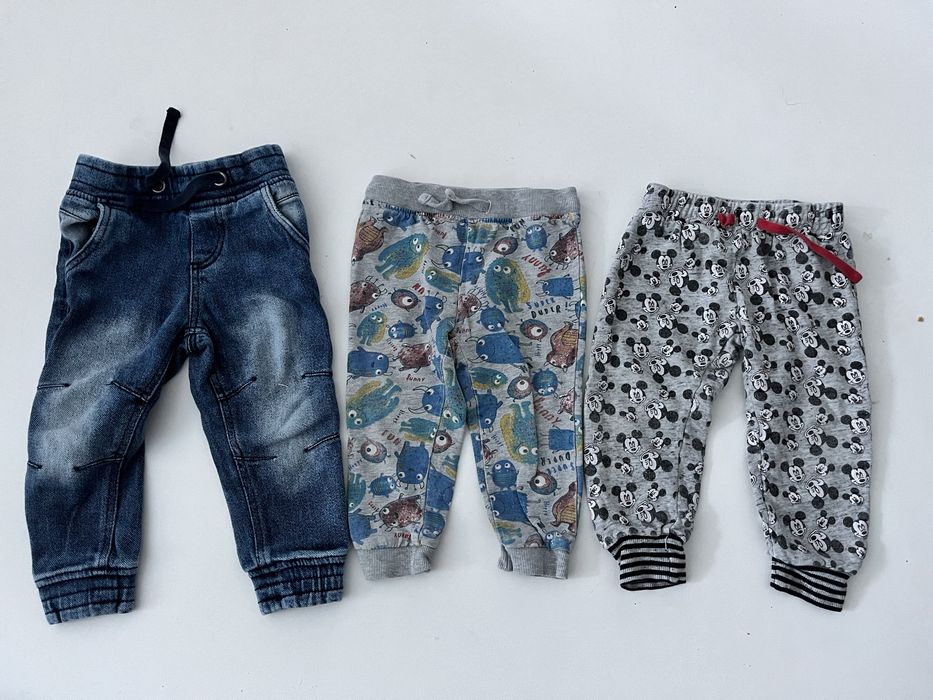 Zestaw 3 par spodni dla chłopca rozmiar 86