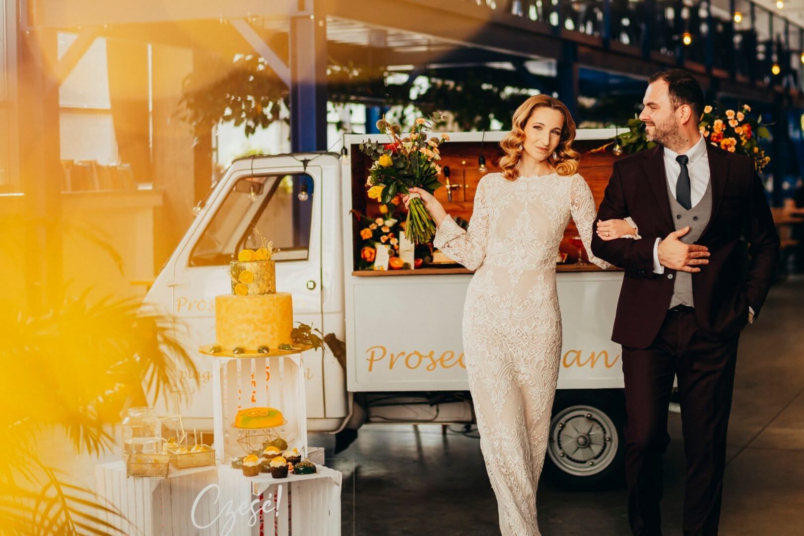 Prosecco Van Mobilny Bar na wesela imprezy