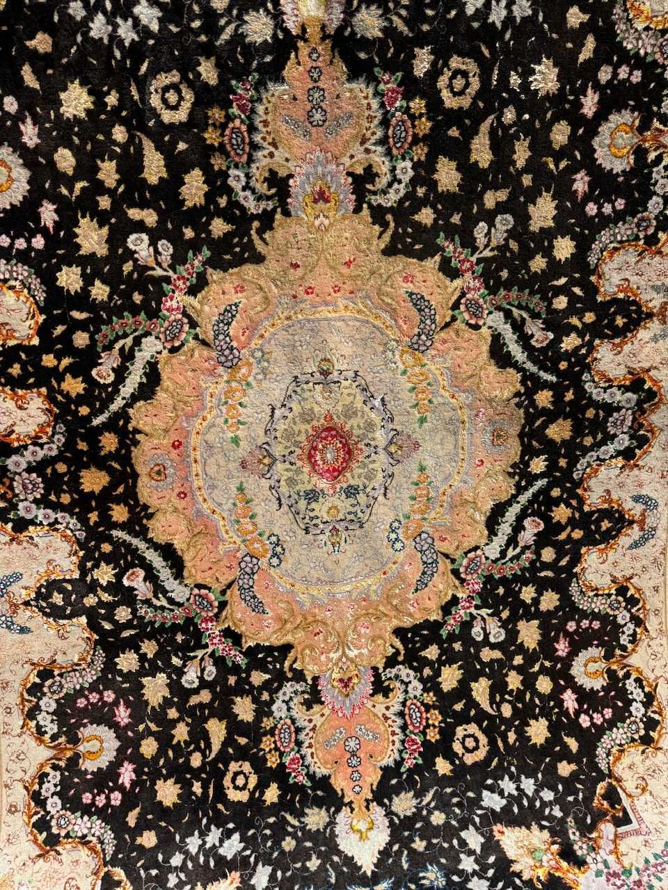 Dywan perski kaszmirowy z jedwabiem Tabriz Raj 300x200 galeria 50 tyś