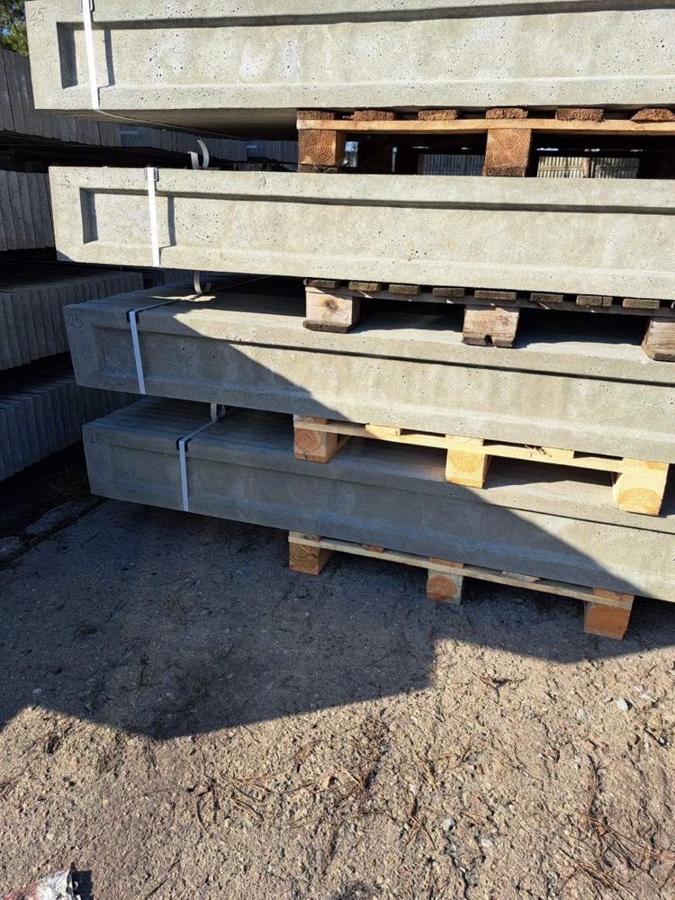 Słupki ogrodzeniowe betonowe  do siatki leśnej i sadownicze Producent