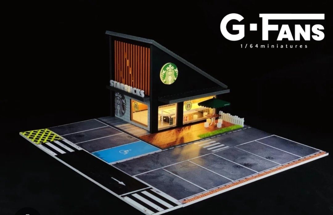 Діорами G-Fans Starbucks, Apple Store, Parking, Mac