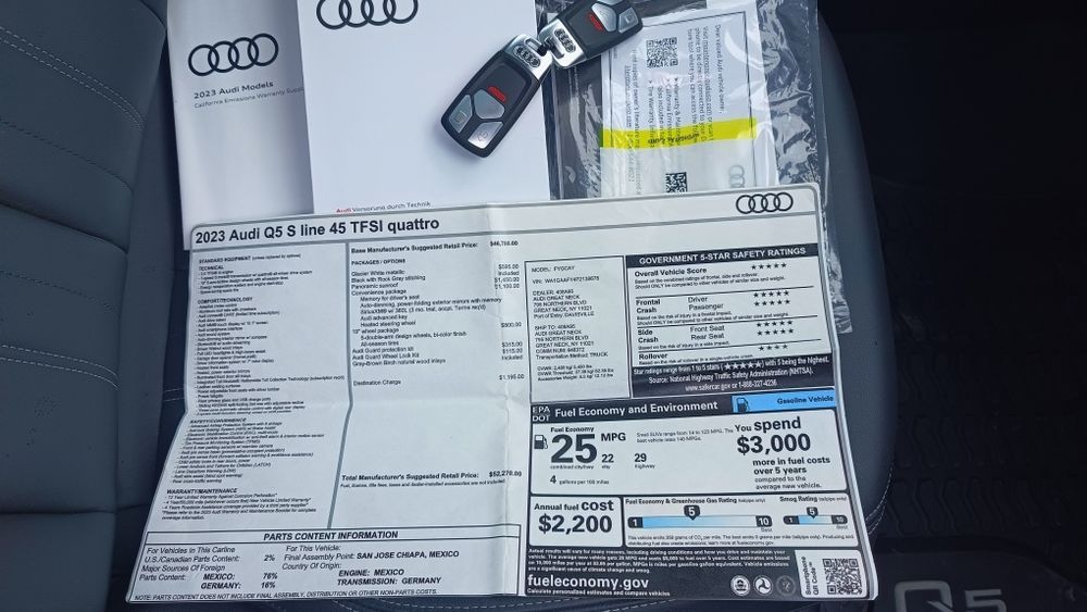 Audi Q5 hybrid, S line, 13000 km ,