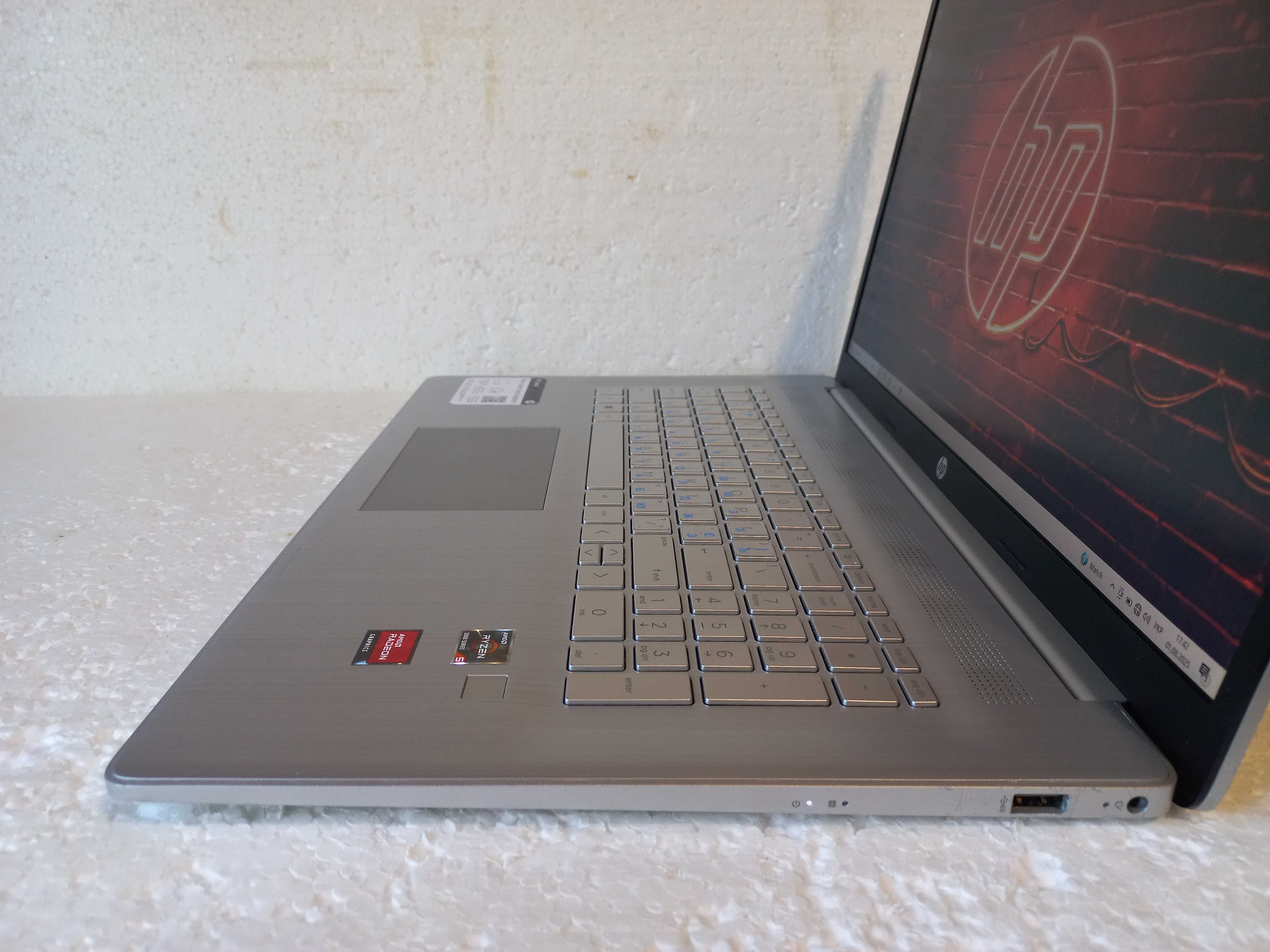 17.3" Экран Игровой HP Laptop 17 + (12" ЯДЕР RYZEN) + 16 RAM + ИДЕАЛ!