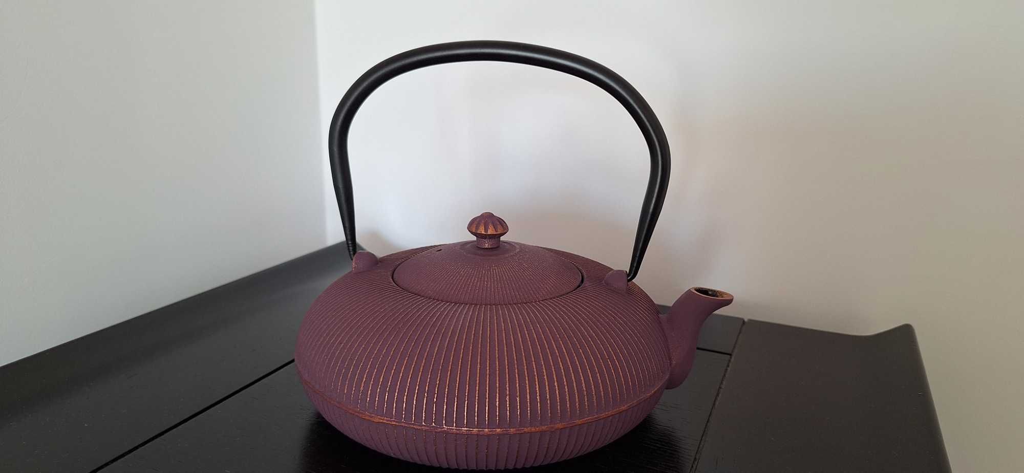NOWY dzbanek żeliwny Purple Ning 1,2l - Five o'clock