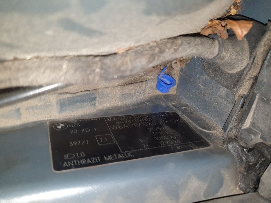 Części BMW E39 520d 2.0d M47 136KM Cała na części Anthrazit Metallic