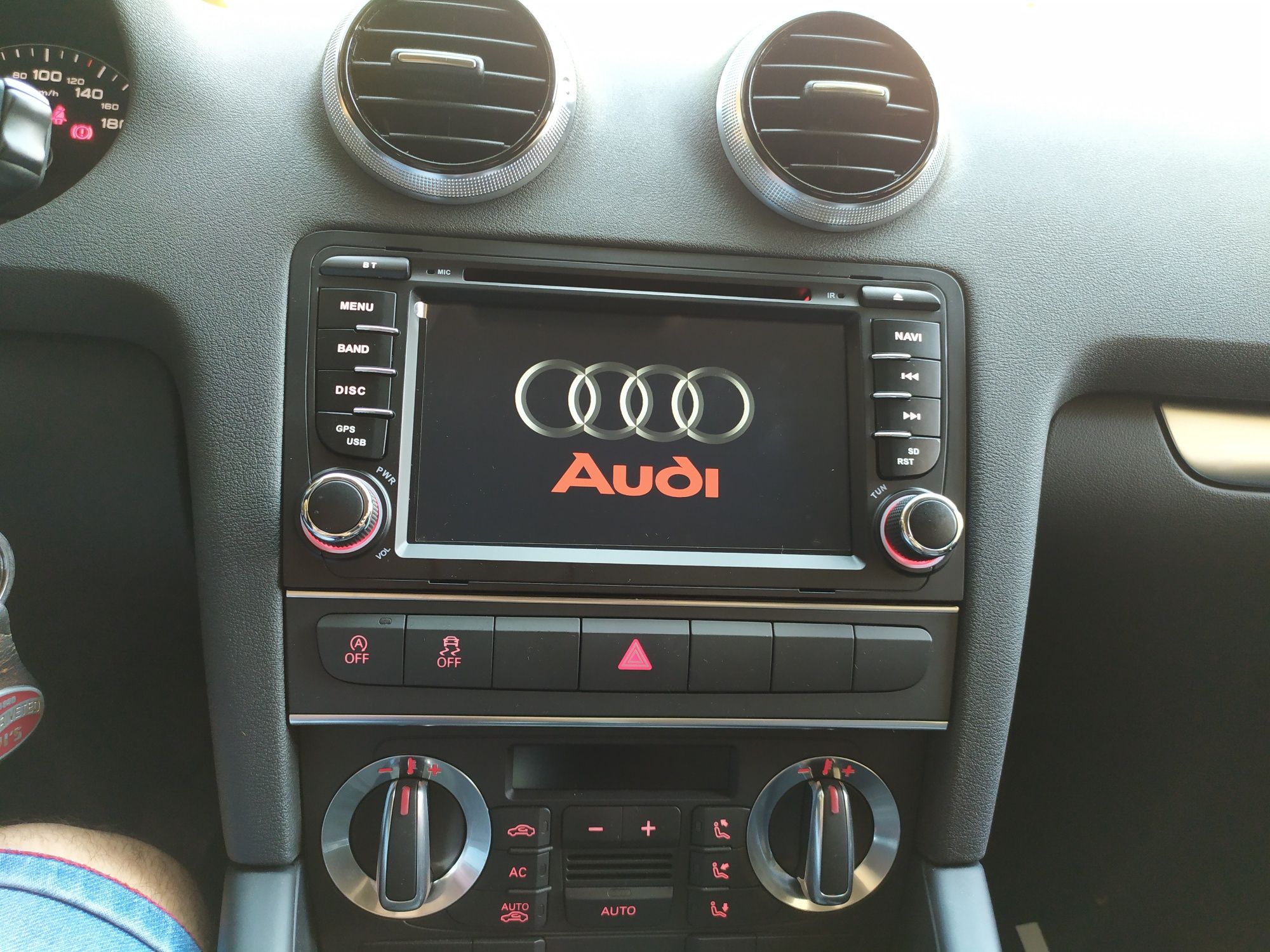 Auto Rádio Audi A4 e A3 GPS TV DVD Bluetooth USB SD Android