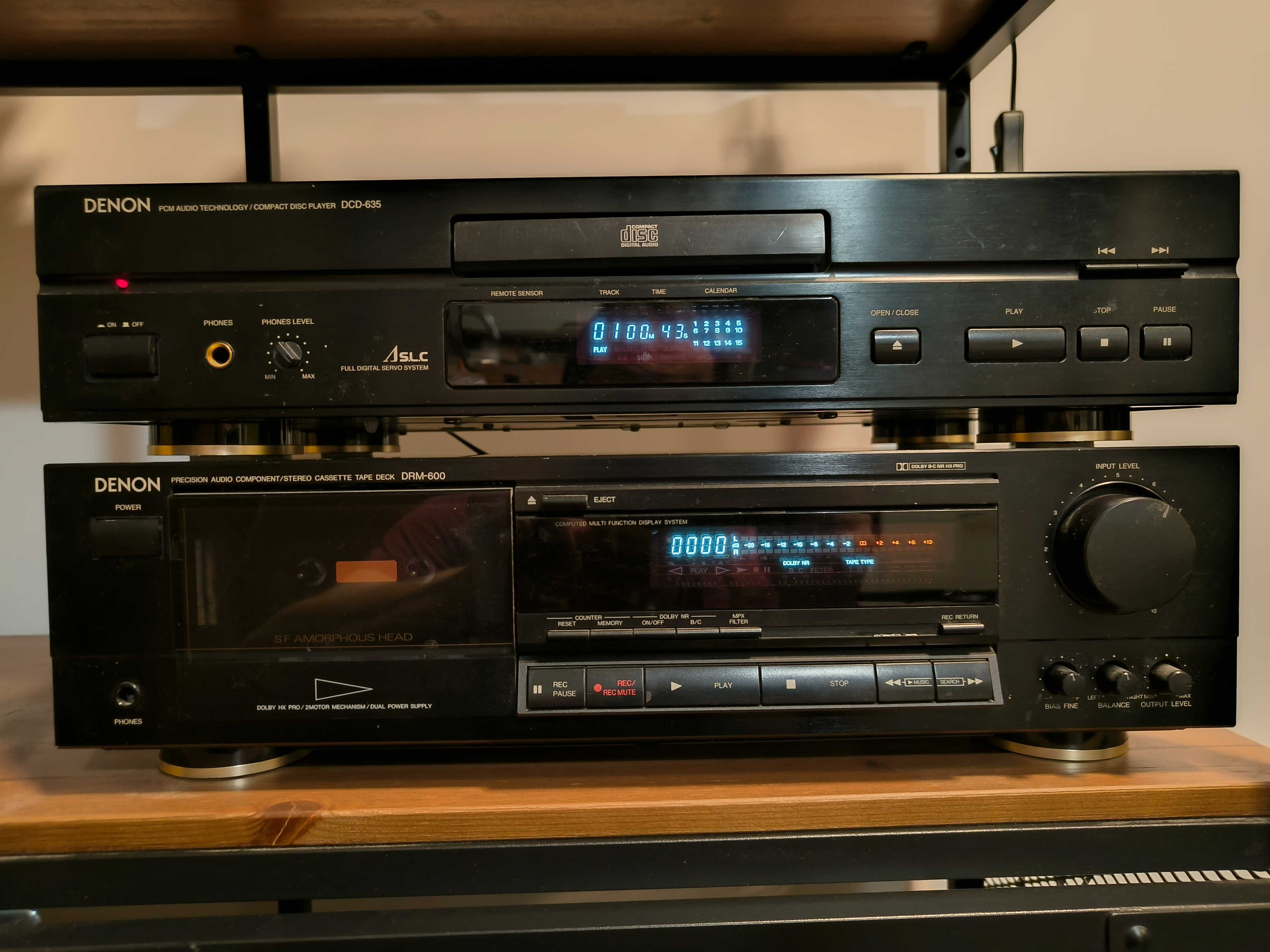 DENON DCD-635 COMPACT DISC PLAYER z oryginalnym pilotem