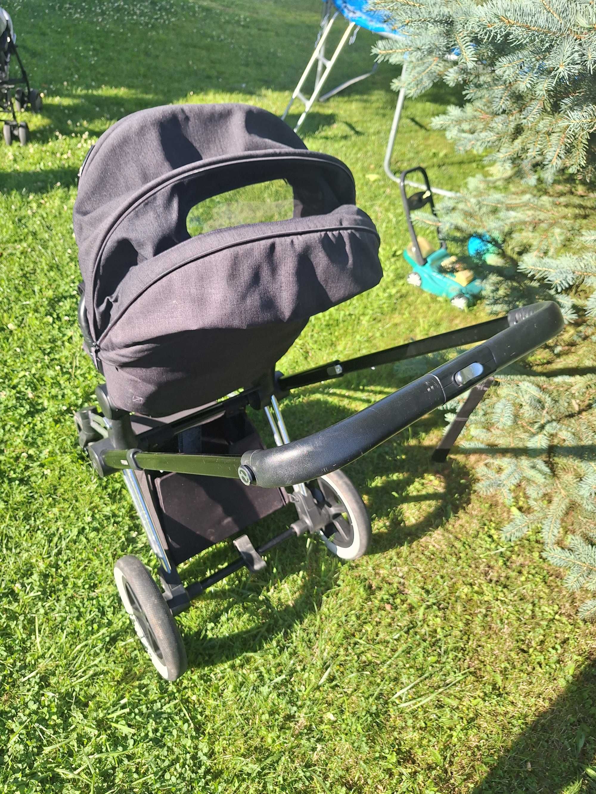 Wózek 2w1 gondola spacerówka cybex priam granatowy
