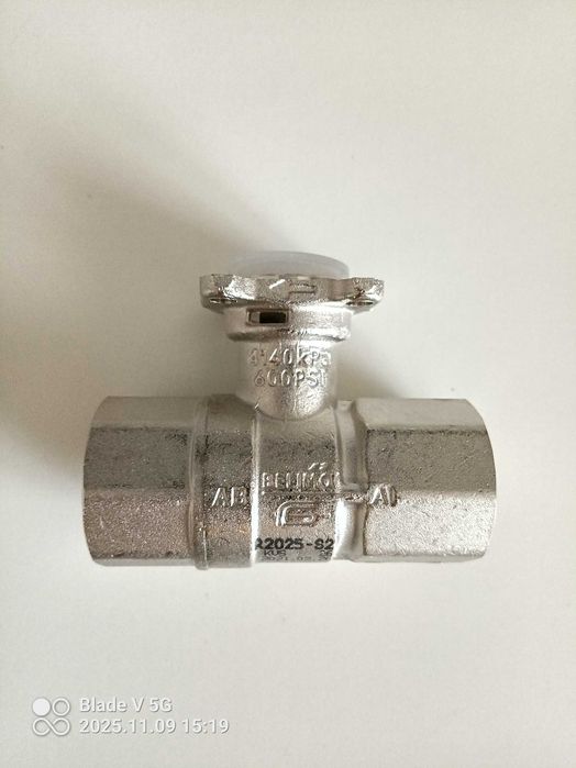 Zawór kulowy Zamknij/Otwórz, 2-drog