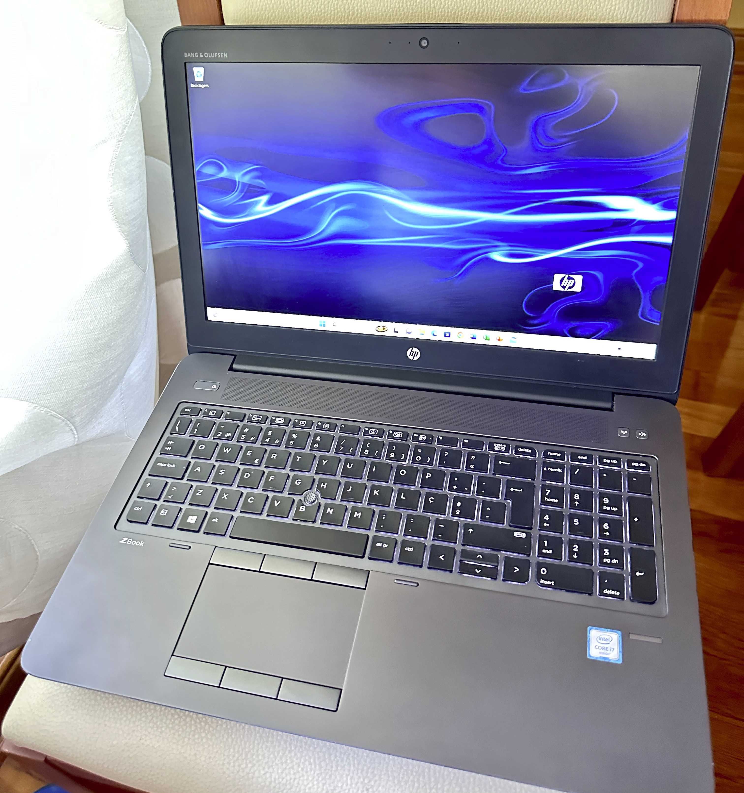 Zbook G3 15.6"FHD/i7-6820H QuadCore/32Gb Ram/Ssd 512Gb/Quadro M1000M