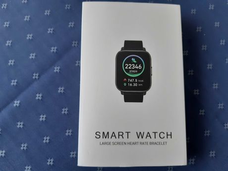 Smart Watch nowy , czarny o przekątnej ekranu 2,54 cm