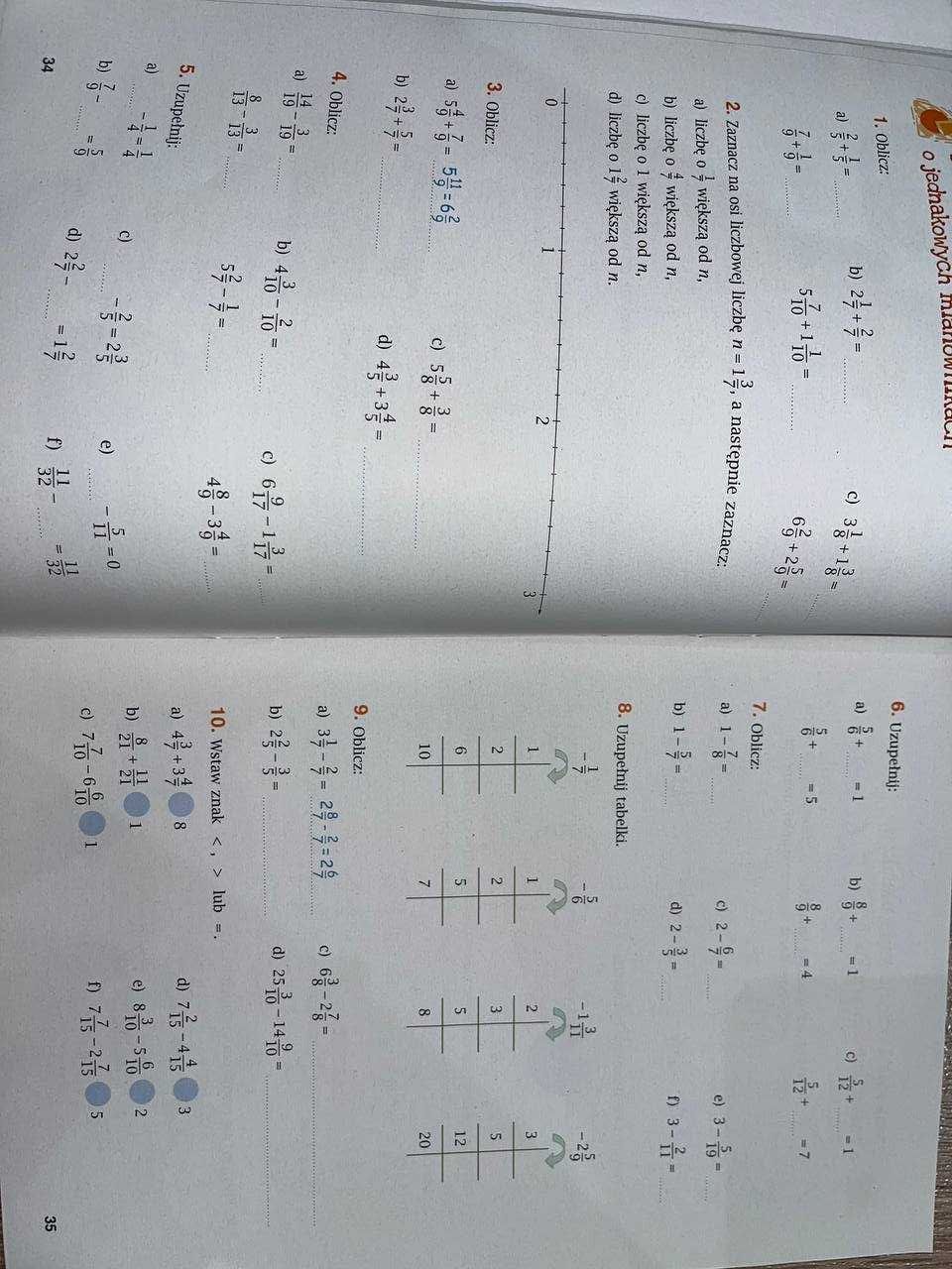 Matematyka z plusem 5 ćwiczenia wersja C GWO