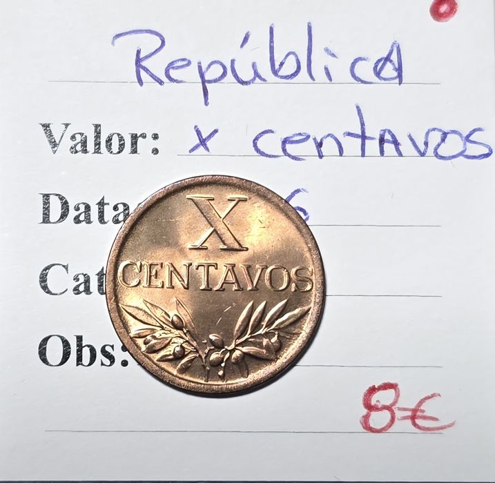 X centavos 1956 soberba