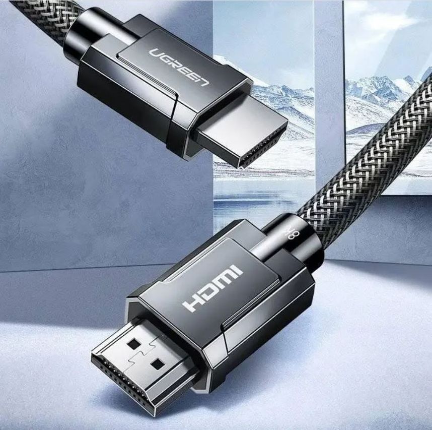 Кабель 8K HDMI-HDMI 2м UGREEN HDMI 2.1 60Гц 4K 120 Гц 3D 48Гбіт HD135