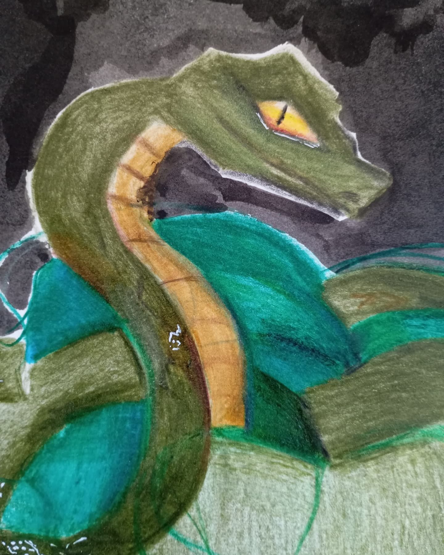 Arte da "Medusa" feita por mim
