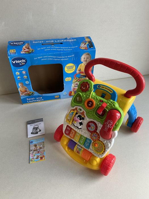 Chodzik pchacz interaktywny J. Niemiecki vtech