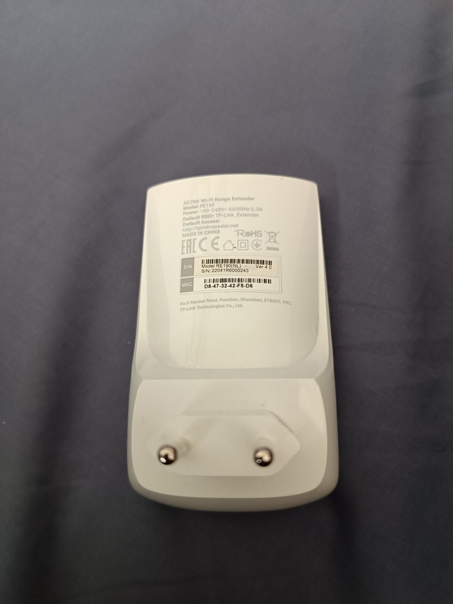 TP-LINK RE190 wzmacniacz sygnału