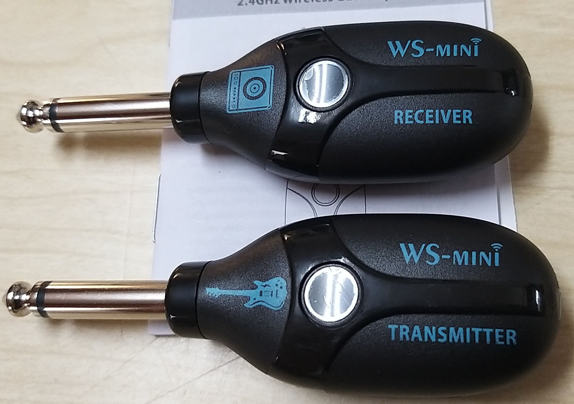 Wireless audio system guitarra.