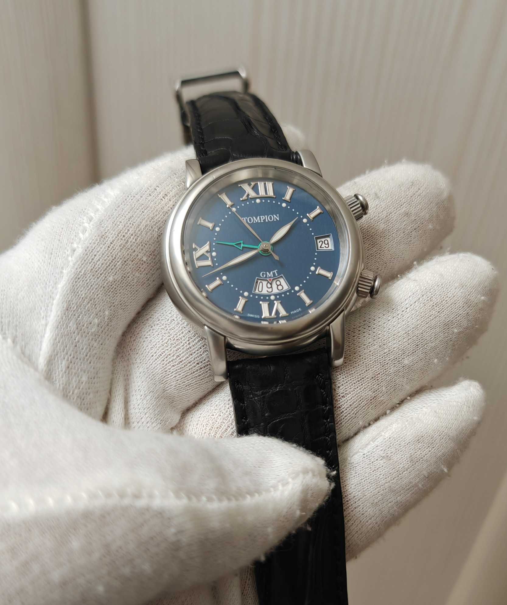 Чоловічий годинник Tompion (Graham) Automatic GMT Alarm 40.5mm Swiss