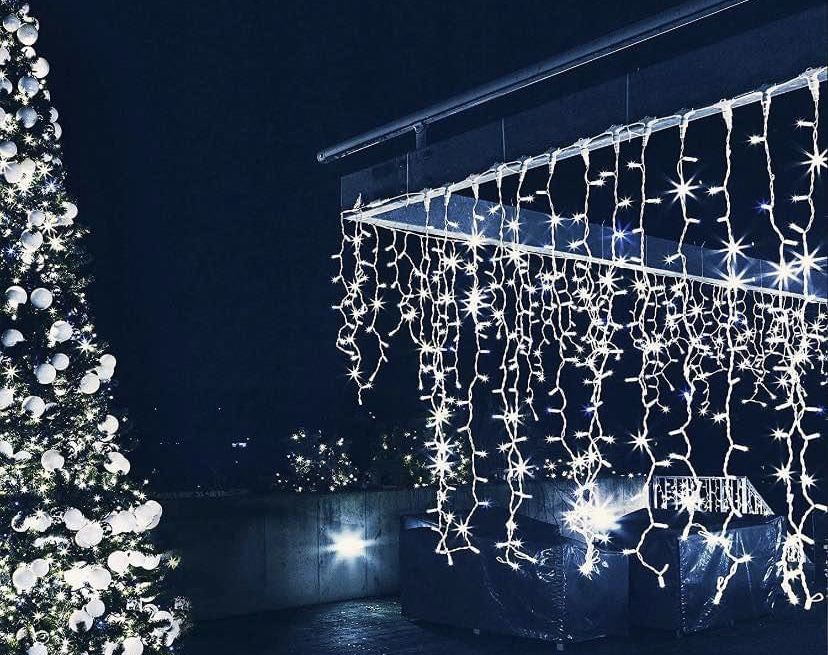 Sople lampki choinkowe zewnętrzne 500 LED